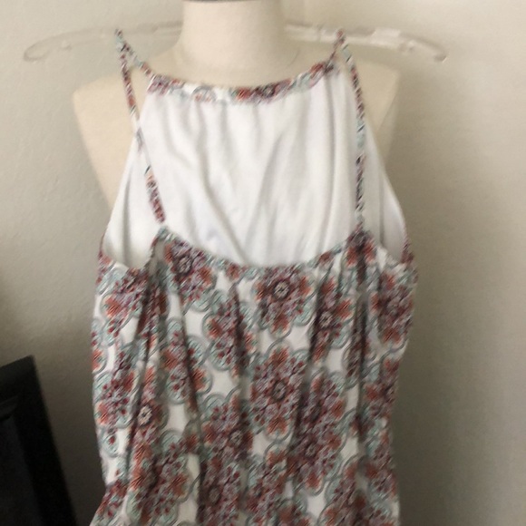 Fun floral jumpsuit Purple Snow size large - Picture 5 of 9